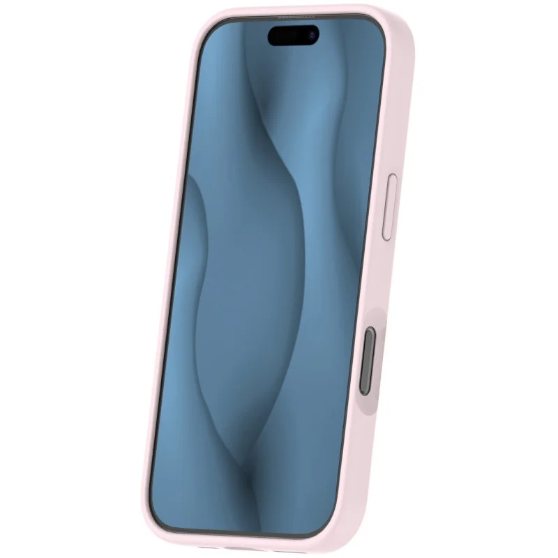 Coque en silicone Thin Magsafe pour iPhone 16 Pro 6,3" / Rose Clair - photo 3