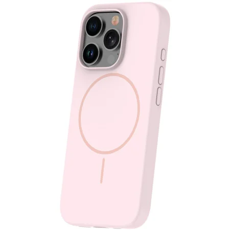 Coque en silicone Thin Magsafe pour iPhone 16 Pro 6,3" / Rose Clair - photo 8