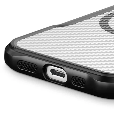 Coque Defender Carbon Magsafe pour iPhone 16 Pro 6,3" / Noir - photo 14