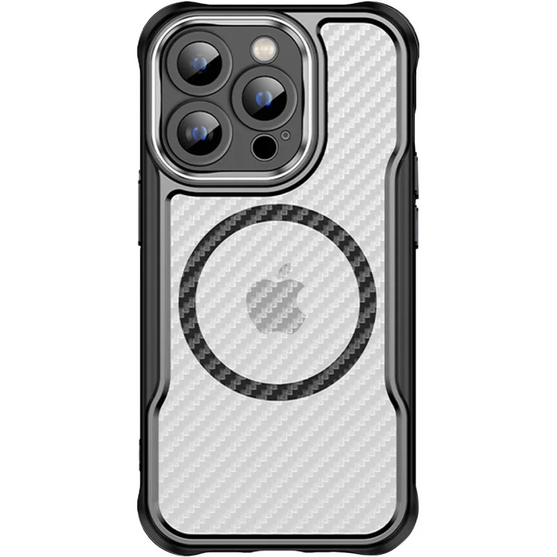 Coque Defender Carbon Magsafe pour iPhone 16 Pro 6,3" / Noir - photo 4