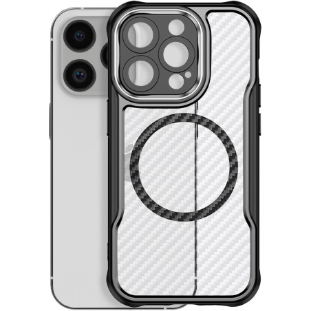 Coque Defender Carbon Magsafe pour iPhone 16 Pro 6,3" / Noir - photo 7