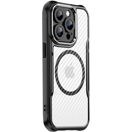 Coque Defender Carbon Magsafe pour iPhone 16 Pro 6,3" / Noir - photo 10