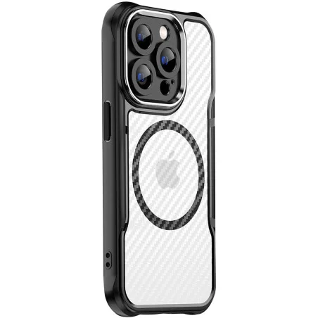 Coque Defender Carbon Magsafe pour iPhone 16 Pro 6,3" / Noir - photo 10