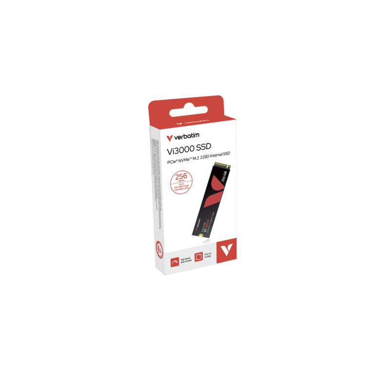 Disque Dur Interne SSD Verbatim Vi3000 PCIe NVMe M.2 / 256 Go - photo 3