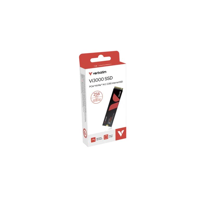 Disque Dur Interne SSD Verbatim Vi3000 PCIe NVMe M.2 / 256 Go - photo 3