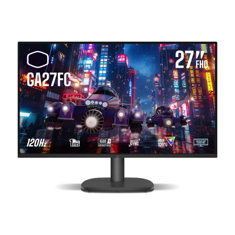 Écran Gaming Cooler Master GA27FC 27" Full HD IPS / 120 Hz / Noir