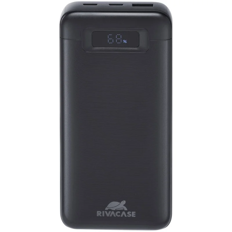 Power Bank RivaCase 20000 mAh Charge Ultra Rapide PD 65W / Noir
