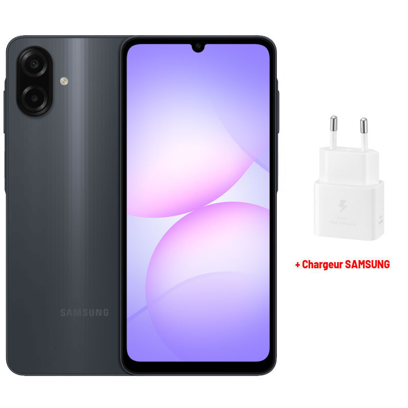 Samsung Galaxy A07 / 8 Go / 64 Go / Vert Avec Chargeur secteur et câble - variant SM-A07TA-4-64G-BK - photo 1