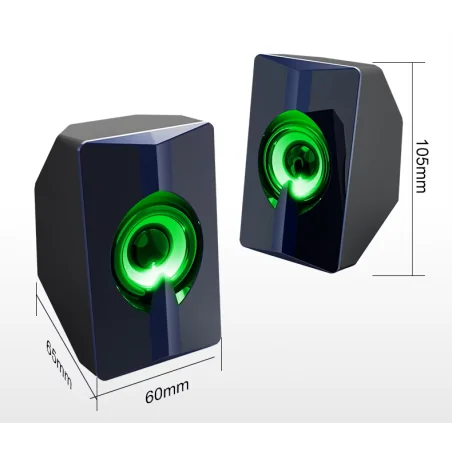 Haut-parleur T-WOLF S5 USB 2.0 RGB / BLACK - photo 14