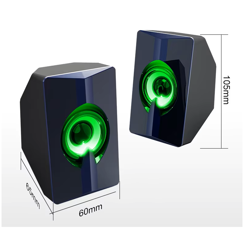 Haut-parleur T-WOLF S5 USB 2.0 RGB / BLACK - photo 4