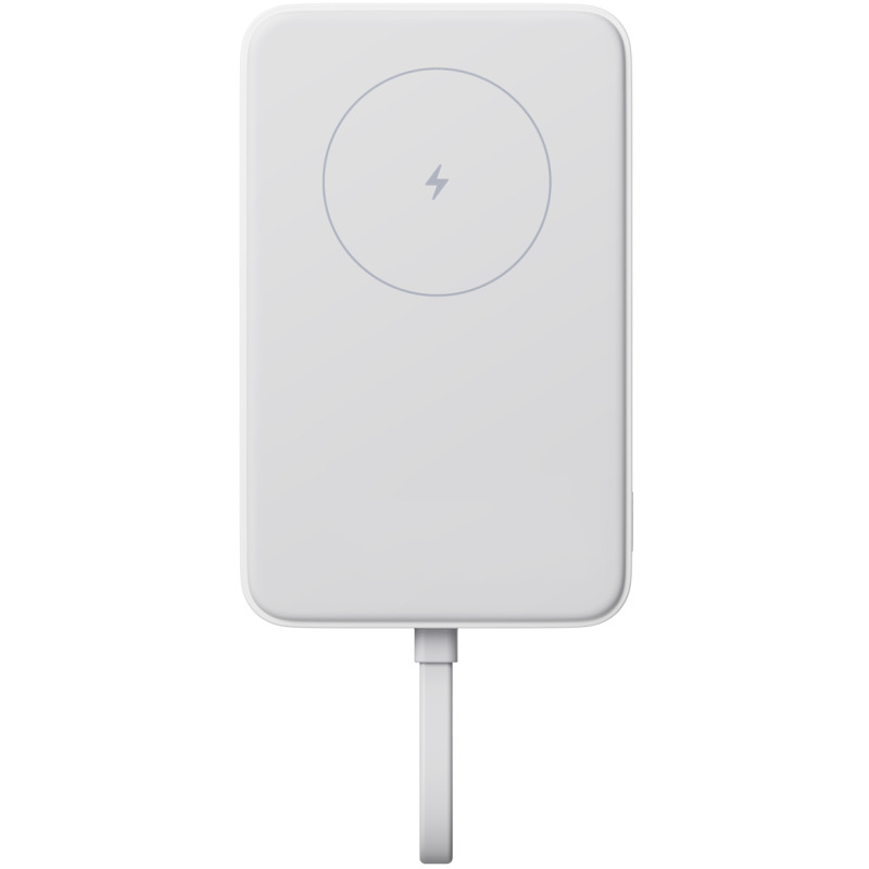 Power Bank Magnétique Xiaomi 10 000 mAh / 33W Câble intégré / Blanc - Xiaomi - photo 1