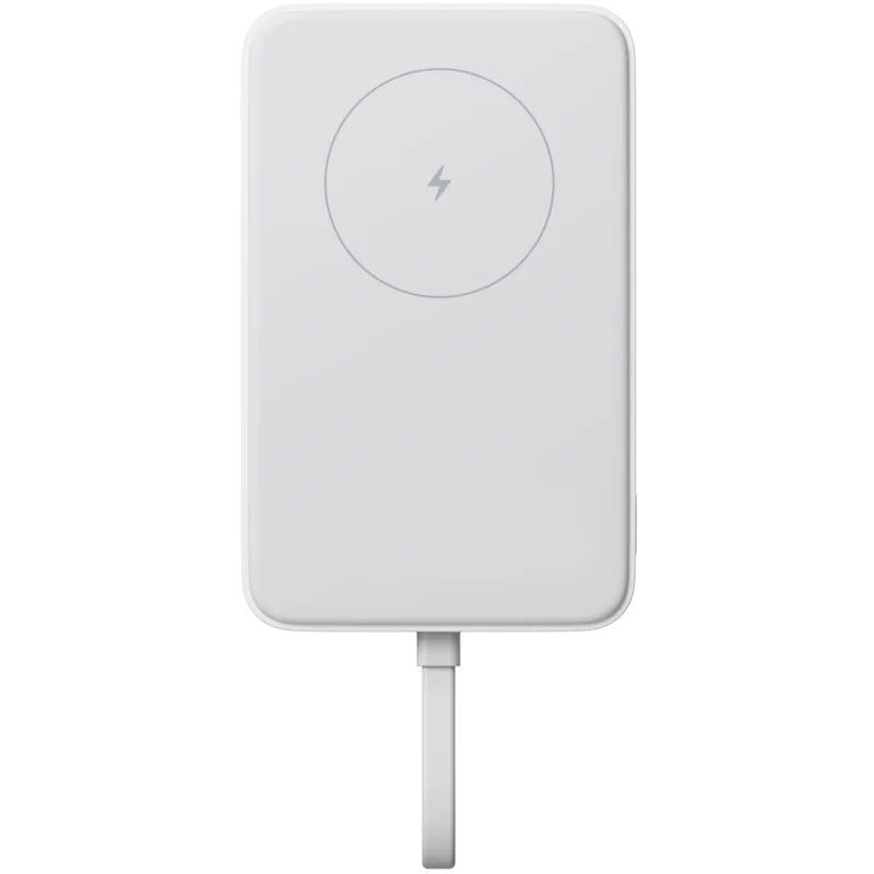 Power Bank Magnétique Xiaomi 10 000 mAh / 33W Câble intégré / Blanc - Xiaomi - photo 1