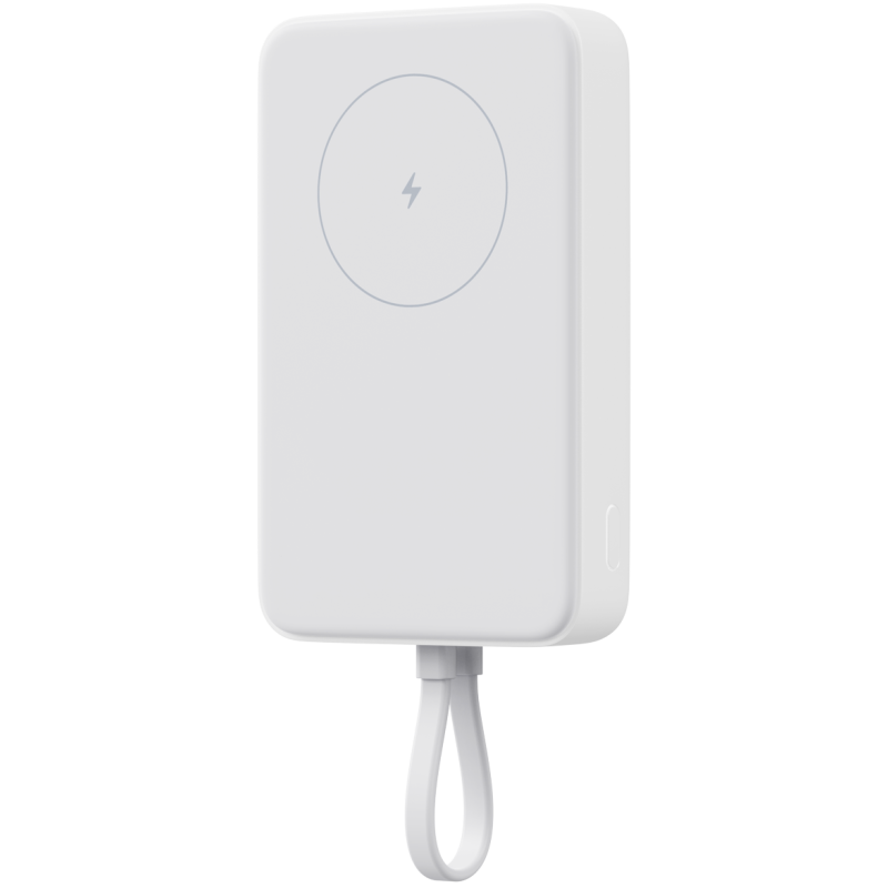 Power Bank Magnétique Xiaomi 10 000 mAh / 33W Câble intégré / Blanc - Xiaomi - photo 2