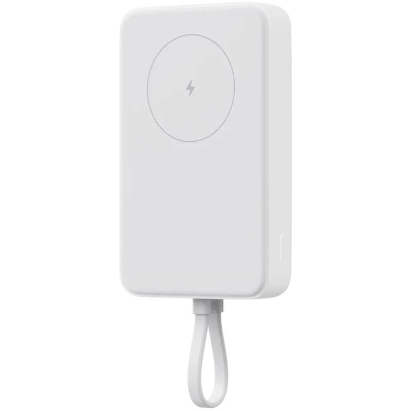 Power Bank Magnétique Xiaomi 10 000 mAh / 33W Câble intégré / Blanc - Xiaomi - photo 2