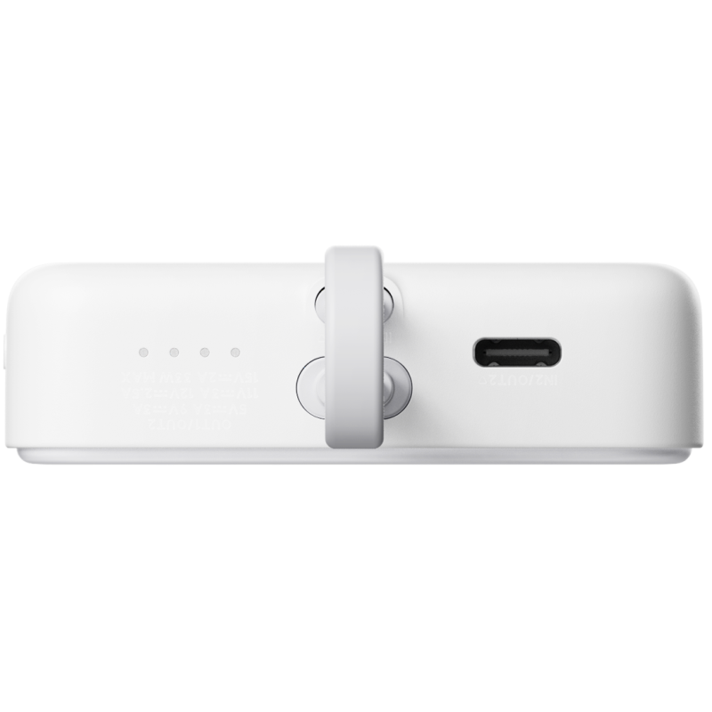 Power Bank Magnétique Xiaomi 10 000 mAh / 33W Câble intégré / Blanc - Xiaomi - photo 3