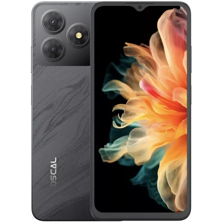 Smartphone OSCAL FLAT 2 | 4+8G/128G | NOIR - photo 3