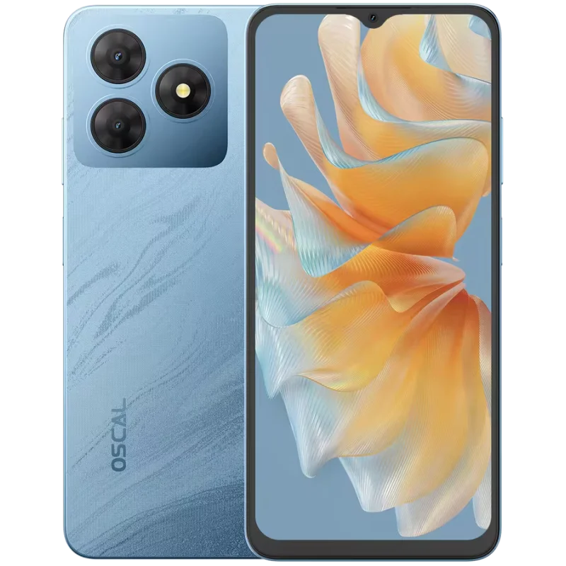 Smartphone OSCAL FLAT 2 | 4+8G/128G | Bleu