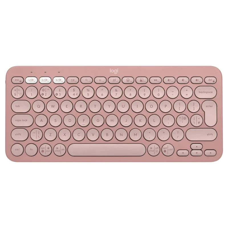 Clavier Sans Fil LOGITECH K380s Clés Pebble 2 / Rose - Logitech - photo 1
