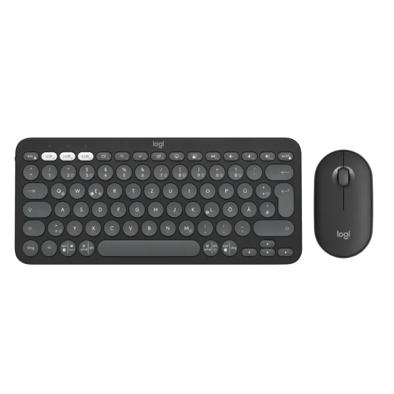 Ensemble Clavier et Souris Sans Fil LOGITECH Combo Pebble 2 / Noir - Logitech - photo 1
