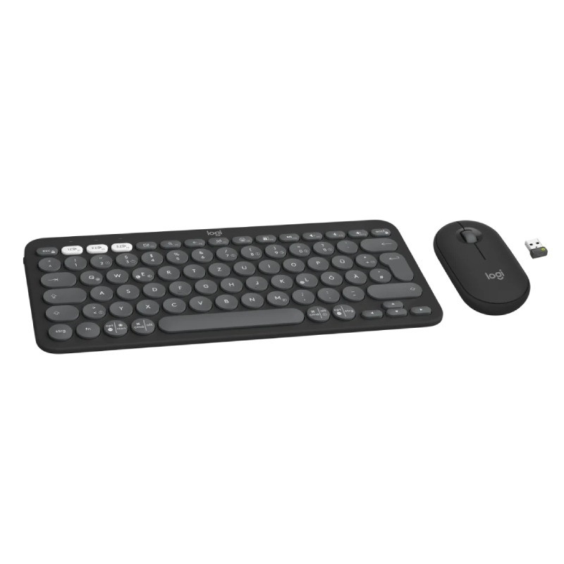 Ensemble Clavier et Souris Sans Fil LOGITECH Combo Pebble 2 / Noir - Logitech - photo 2