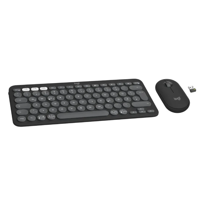 Ensemble Clavier et Souris Sans Fil LOGITECH Combo Pebble 2 / Noir - Logitech - photo 2