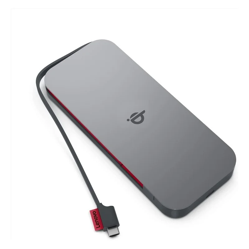 Power Bank Sans Fil LENOVO GO 10000 mAh / Gris