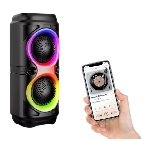 Haut-parleur Super grande Mega Extra / RGB / 10W / Noir - photo 9