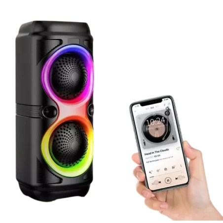 Haut-parleur Super grande Mega Extra / RGB / 10W / Noir - photo 9