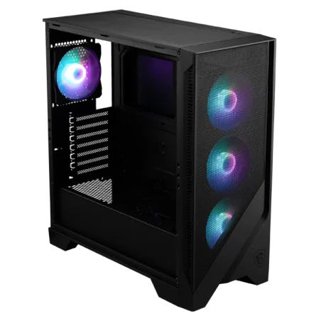 Boîtier Gaming Moyen Tour MSI MAG FORGE 320R AIRFLOW / ATX / ARGB / Noir - MSI - photo 8