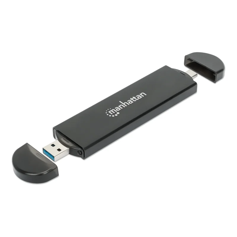 Boîtier USB M.2 NVMe et SATA SSD Manhattan / Noir