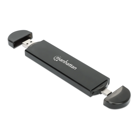 Boîtier USB M.2 NVMe et SATA SSD Manhattan / Noir - photo 8