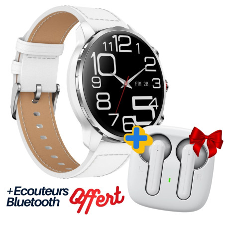 Montre Connectée KIESLECT CALLING WATCH KR 3 ICE WHITE ULTRA - photo 21