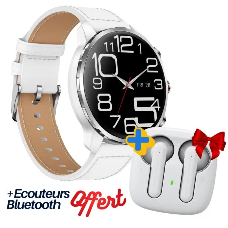 Montre Connectée KIESLECT CALLING WATCH KR 3 ICE WHITE ULTRA - photo 21