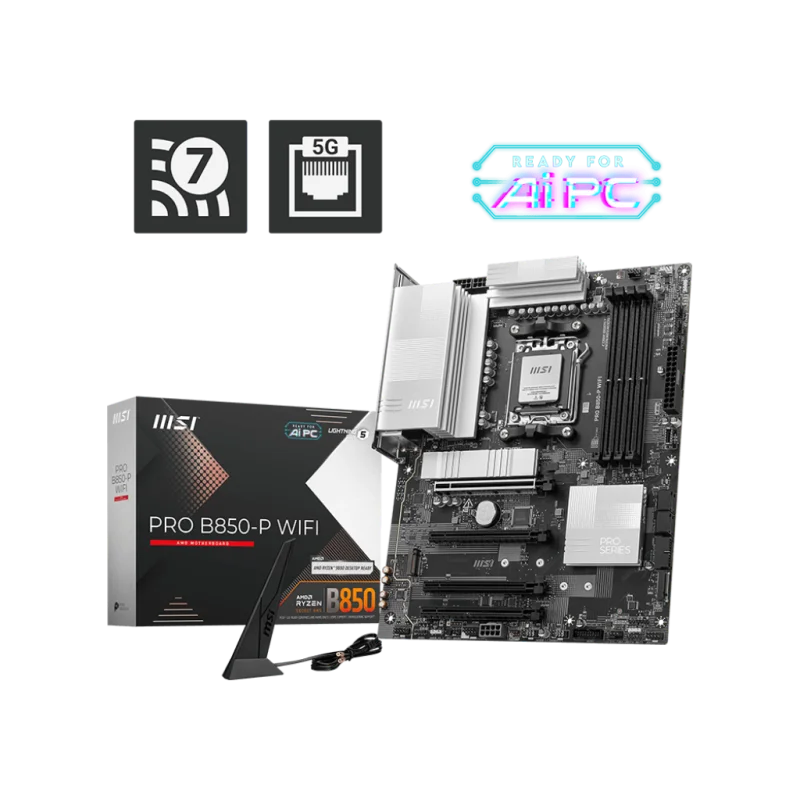 Carte mère MSI PRO B850-P WIFI / ATX / AM5 / DDR5