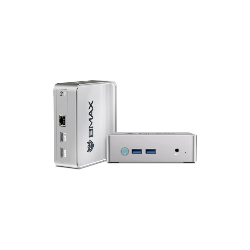 Mini Pc de bureau BMAX B3 / N5095 / 8 Go / 256 Go SSD / Windows 11 / Silver Avec Écran Samsung LS24D300G 24" LED Full HD IPS / 100 Hz - Samsung - photo 2