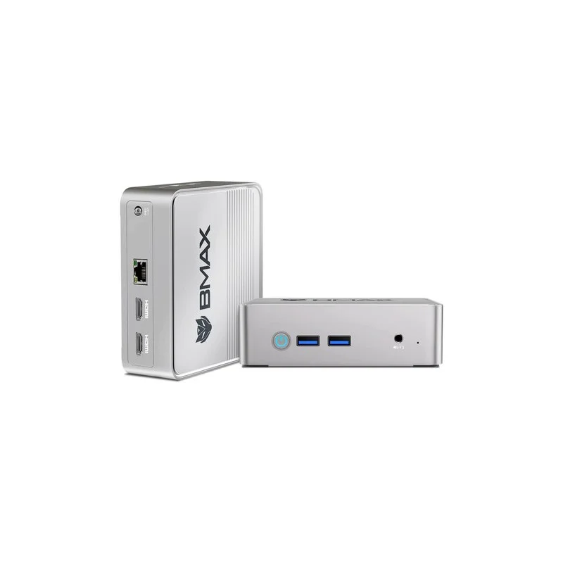 Mini Pc de bureau BMAX B3 / N5095 / 8 Go / 256 Go SSD / Windows 11 / Silver Avec Écran Samsung LS24D300G 24" LED Full HD IPS / 100 Hz - Samsung - photo 2