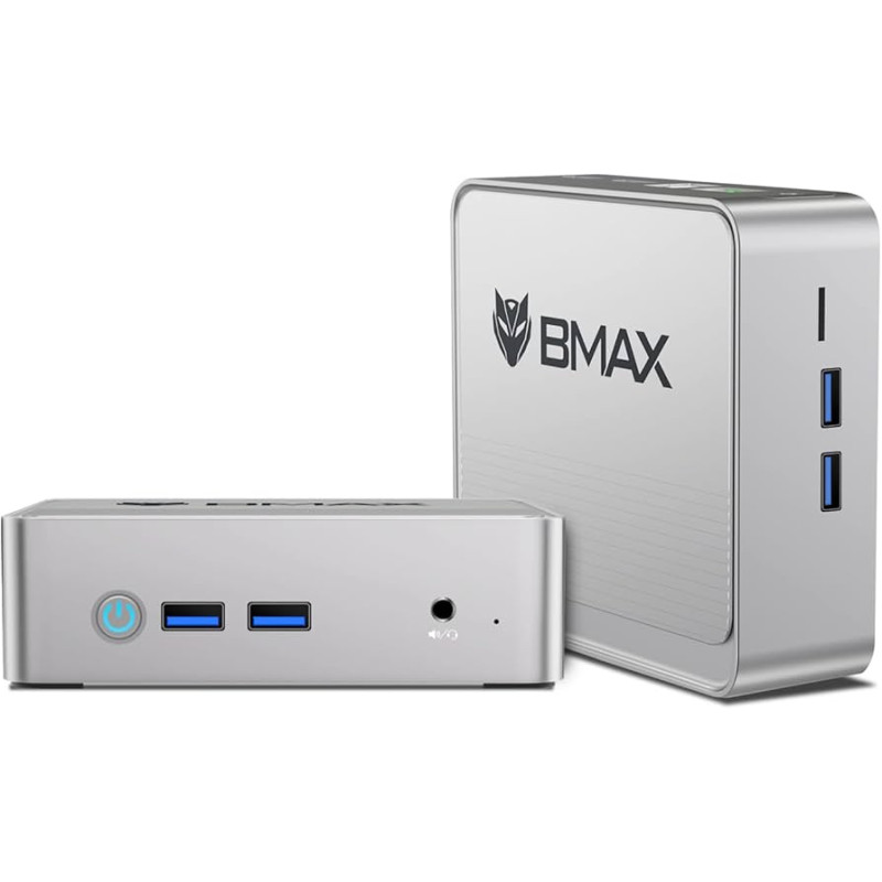 Mini Pc de bureau BMAX B3 / N5095 / 8 Go / 256 Go SSD / Windows 11 / Silver Avec Écran Samsung LS24D300G 24" LED Full HD IPS / 100 Hz - Samsung - photo 3