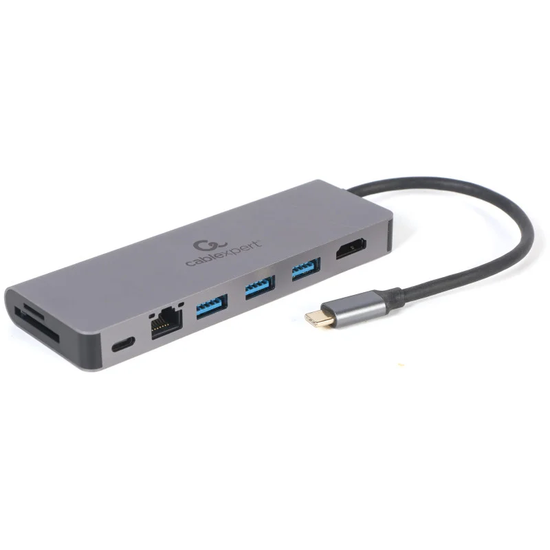 ADAPTATEUR RESEAU GEMBIRD USB-C 5 IN 1 100W