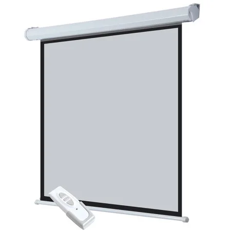Écran de Projection Mural Électrique Telon 244 x 244 cm + Télécommande / Blanc - photo 4