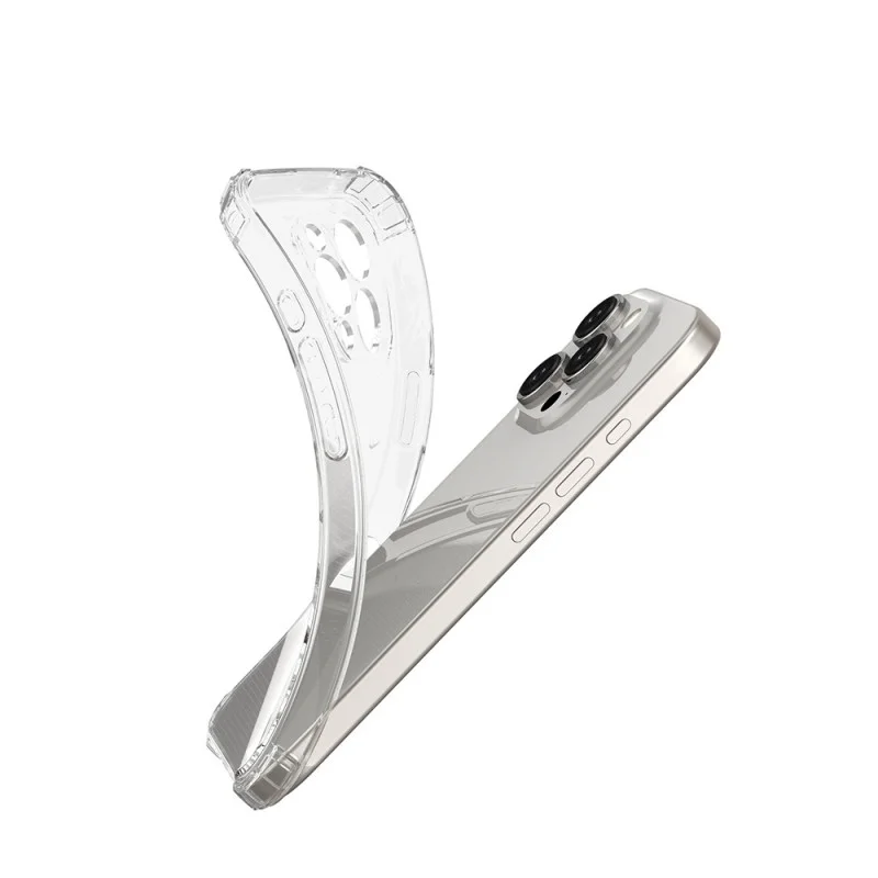 Coque antichoc 1,5 mm pour iPhone 15 Pro 6,1" transparente - photo 4