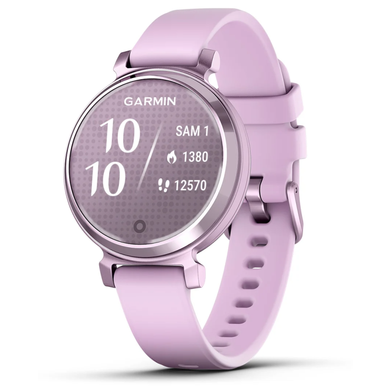 Montre Connectée Garmin Lily 2 Metallic Lilac avec bracelet en silicone lilas - photo 1