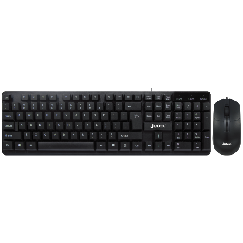 Ensemble Clavier et Souris JEDEL GK18 / USB / Noir - photo 2