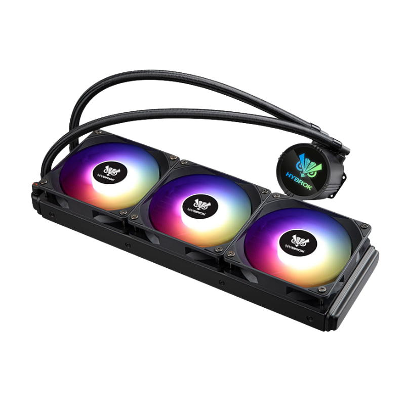 Kit Watercooling HYBROK HL360B Cooling 360ML / LGA 1851 / AM5 / ARGB / Noir - photo 1