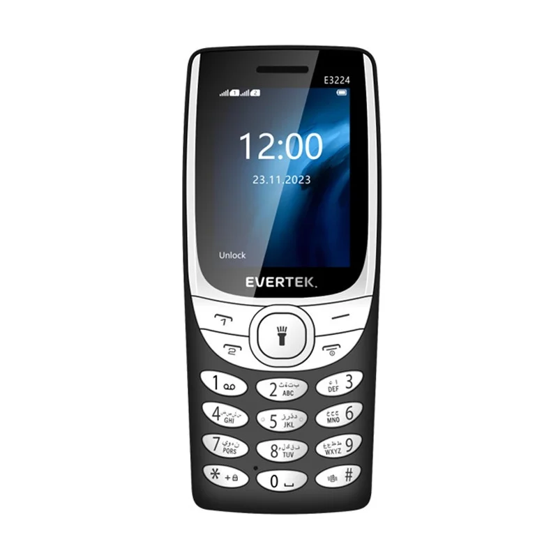 Téléphone Portable EVERTEK E3224 / Noir - photo 1