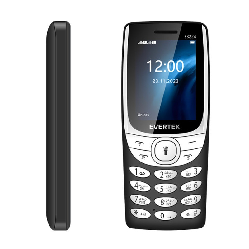 Téléphone Portable EVERTEK E3224 / Noir - photo 3