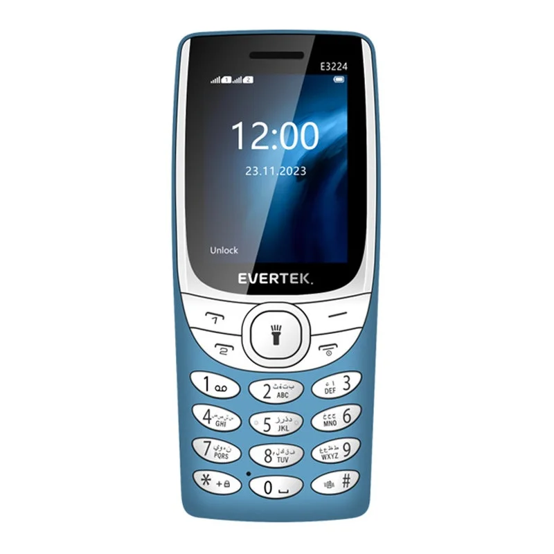 Téléphone Portable EVERTEK E3224 / Light Blue