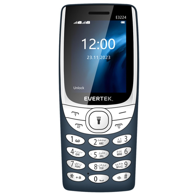 Téléphone Portable EVERTEK E3224 / Dark Blue - photo 1