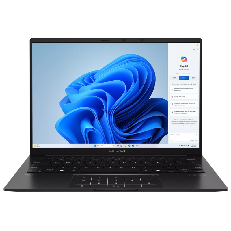 Pc Portable ASUS Zenbook 14 OLED UM3406KA / Ryzen AI 7 350 / 32 Go / 1 To SSD / Windows 11 / Noir - Asus - photo 1