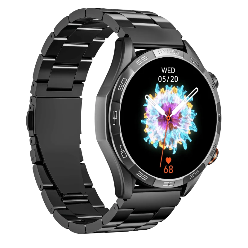 Montre Connectée HAYLOU SOLAR 5 AVEC BRACELET MÉTALLIQUE / Noir - photo 2