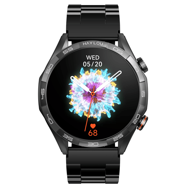 Montre Connectée HAYLOU SOLAR 5 AVEC BRACELET MÉTALLIQUE / Noir - photo 3